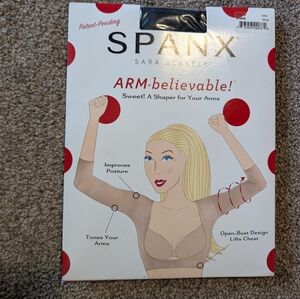 NWT Spanx Arm-Believable Arm Firming Shaper Black Size Large
